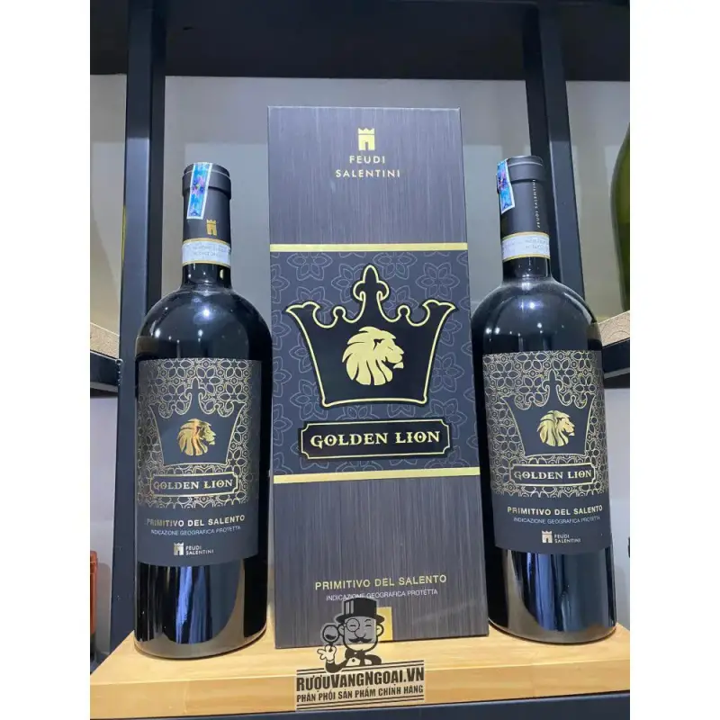 Rượu Vang Golden Lion Primitivo Del Salento uống ngon