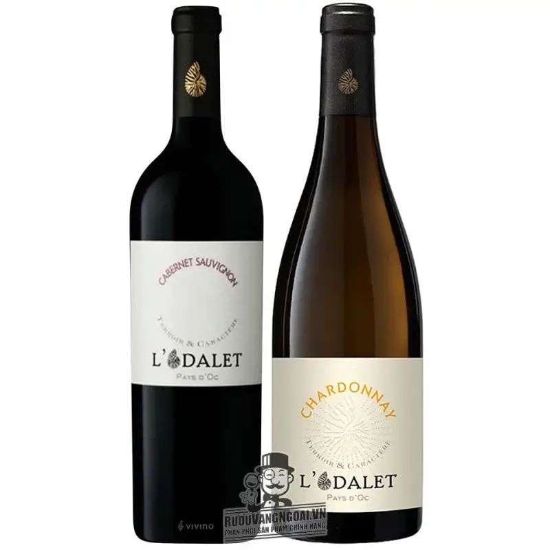 Vang Pháp LOdalet Pays dOc Cabernet Sauvignon - Chardonnay uống ngon
