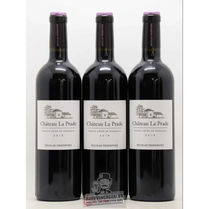 Vang Pháp Chateau La Prade Francs Cotes de Bordeaux uống ngon