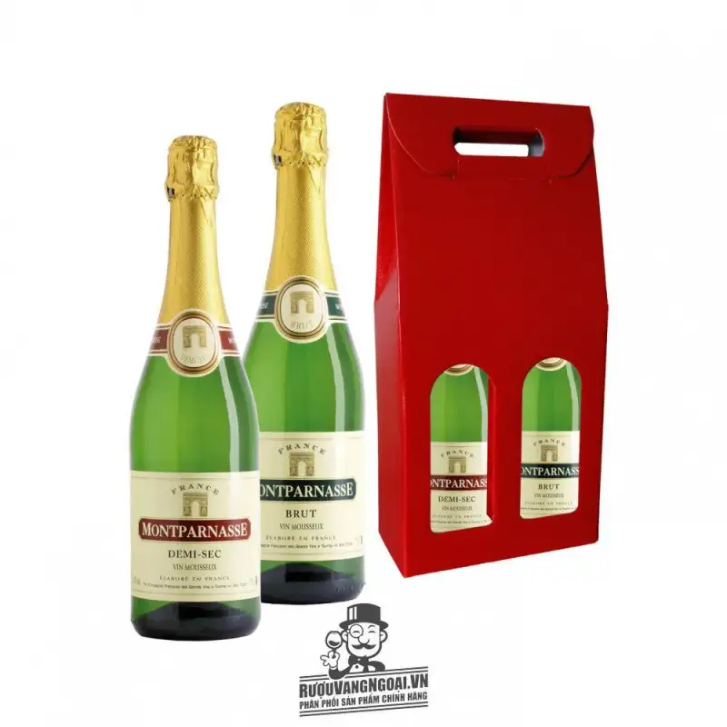 Giá ruou vang no montparnasse vin mousseux brut sparkling