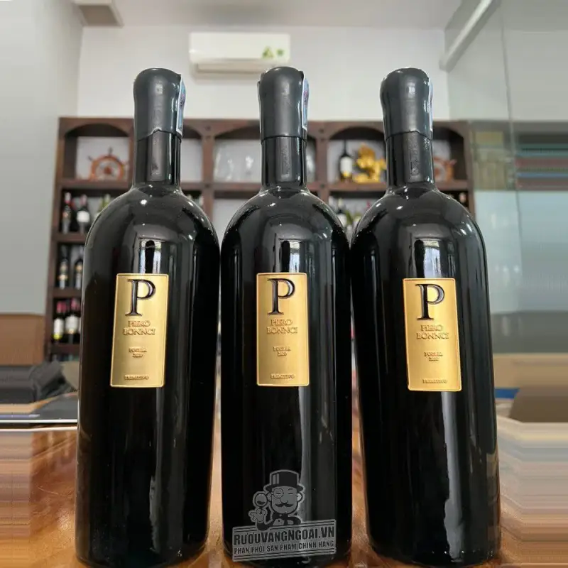 Rượu Vang Ý P PIERO BONNCI uống ngon 17 độ