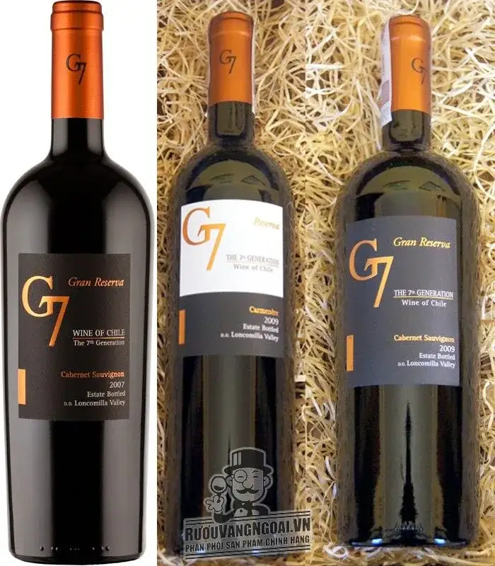 Vang chile G7 Gran Reserva Cabernet Sauvignon