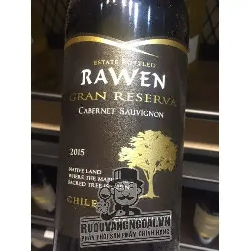 Vang Chile Rawen Gran Reserva Cabernet Sauvignon