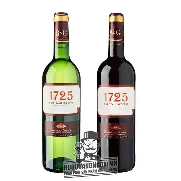 Vang Pháp 1725 BORDEAUX RESERVE ĐỎ - TRẮNG
