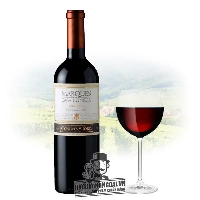 Vang Chile MARQUES CASA CONCHA Merlot