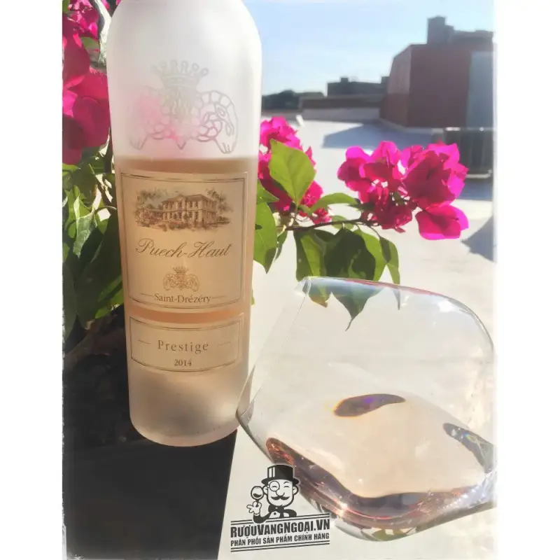 Mua vang phap chateau puech haut prestige rose giá rẻ tại Sài Gòn