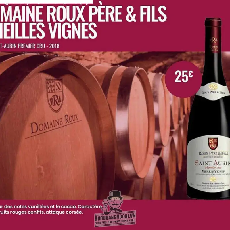 Địa chỉ bán vang phap saint aubin vieilles vignes red giá rẻ tại Hà Nội