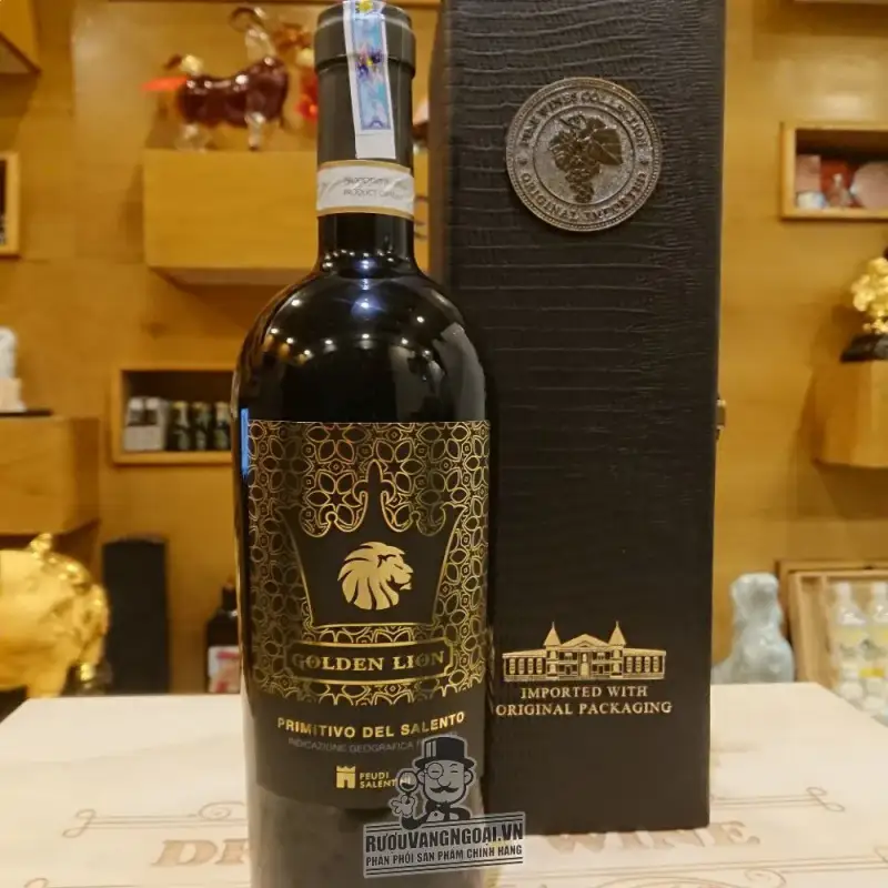 Vang Ý Golden Lion Primitivo Del Salento