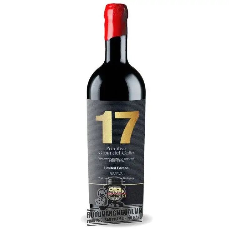 Vang Ý 17 PRIMITIVO GIOIA DEL COLLE