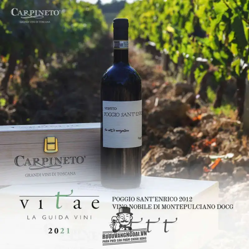 Mua ruou vang carpineto poggio sant enrico vino nobile di montepulciano giá rẻ tại Hà Nội