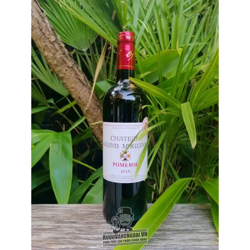 vang phap chateau gran moulinet pomerol giá bao nhiêu