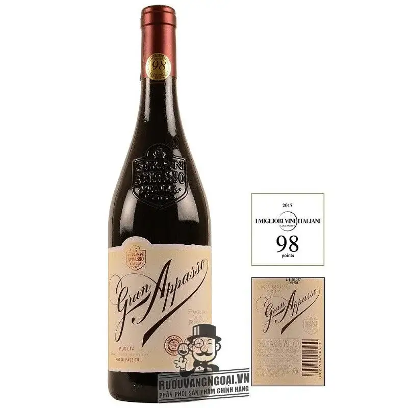 Vang Ý GRAN APPASSO 98 ĐIỂM