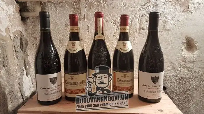 Vang Pháp CHATEAUNEUF DU PAPE VIDAL FLEURY