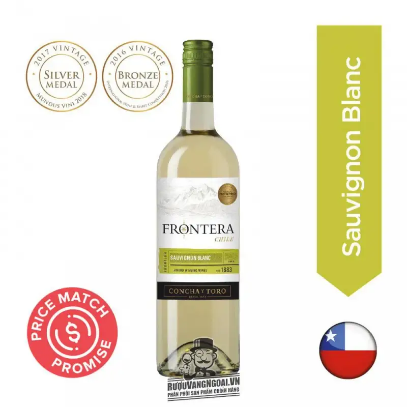Mua vang chile frontera sauvignon blanc concha y toro giá rẻ tại Hà Nội
