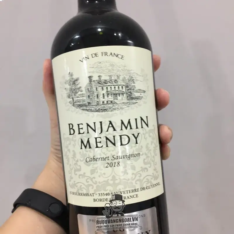 ruou vang phap benjamin mendy ug bordeaux giá bao nhiêu