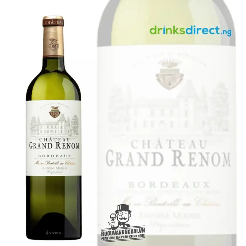 Mua vang phap chateaux grand renom bordeaux chiet khau cao giá rẻ tại Sài Gòn