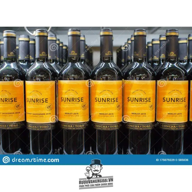 Mua vang chile sunrise carmenere concha y toro giá rẻ tại Sài Gòn