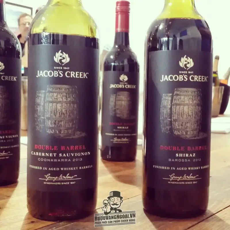 Giá ruou vang jacobs creek double barrel shiraz