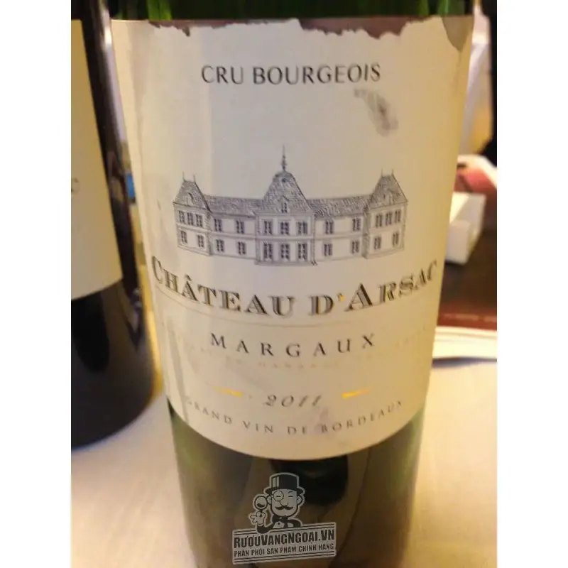 Rượu vang Pháp Chateau D‘Arsac Margaux Cru Bourgeois