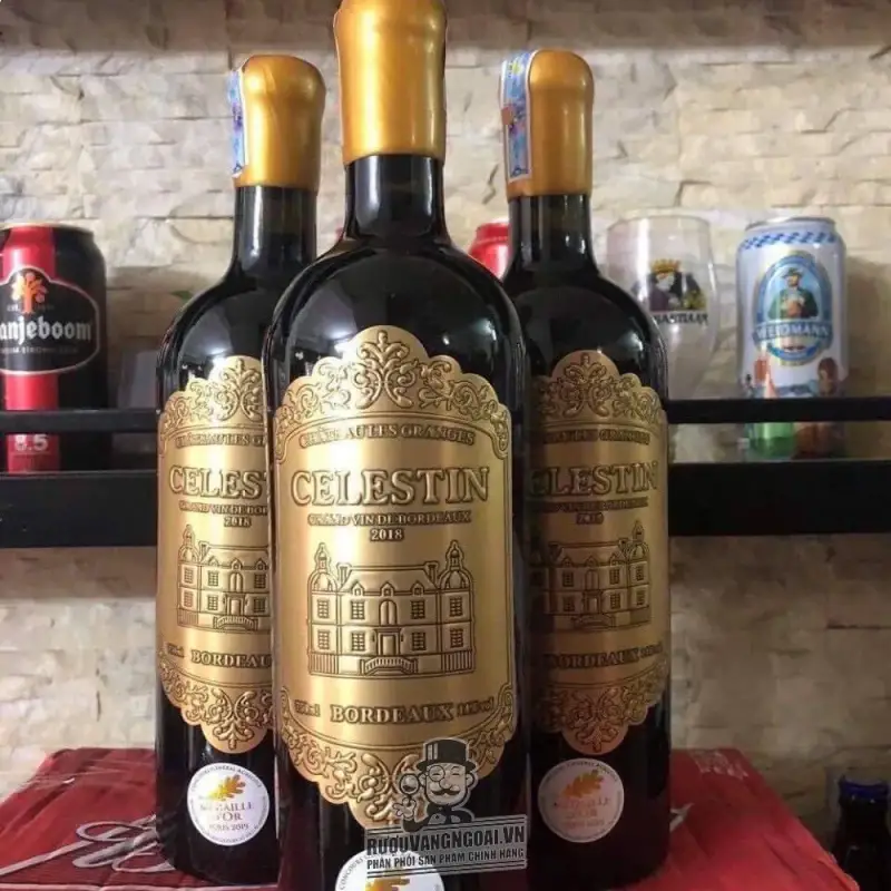 vang phap celestin bordeaux thuong hang giá bao nhiêu