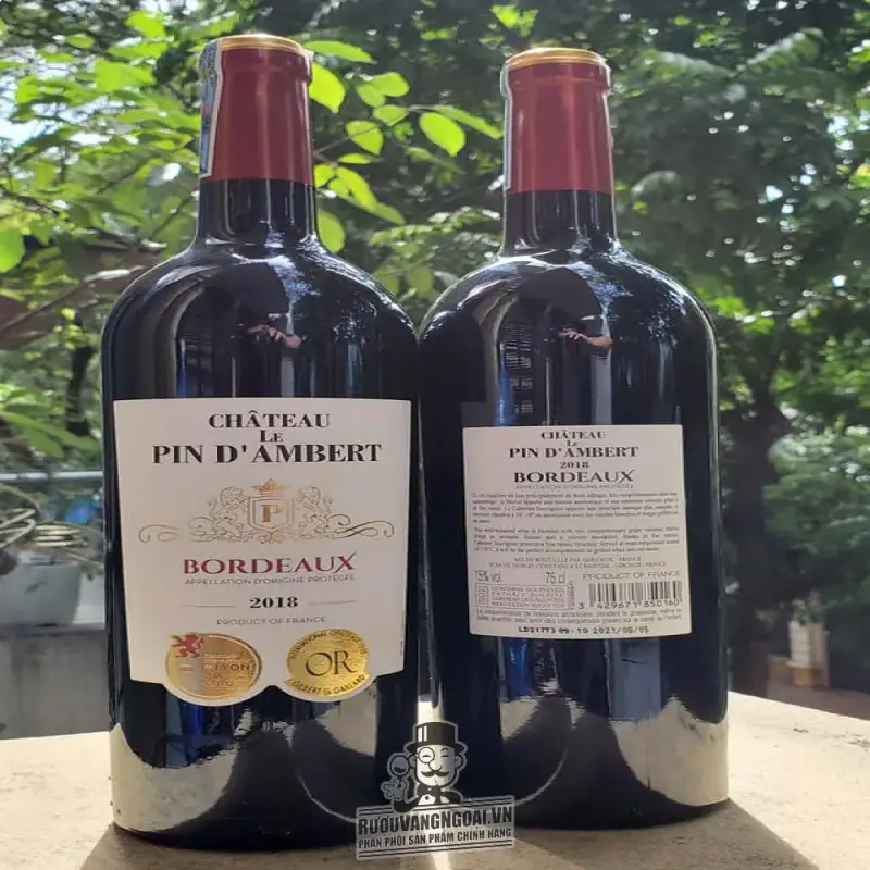 Giá vang phap chateau le pin d ambert bordeaux do gia tot