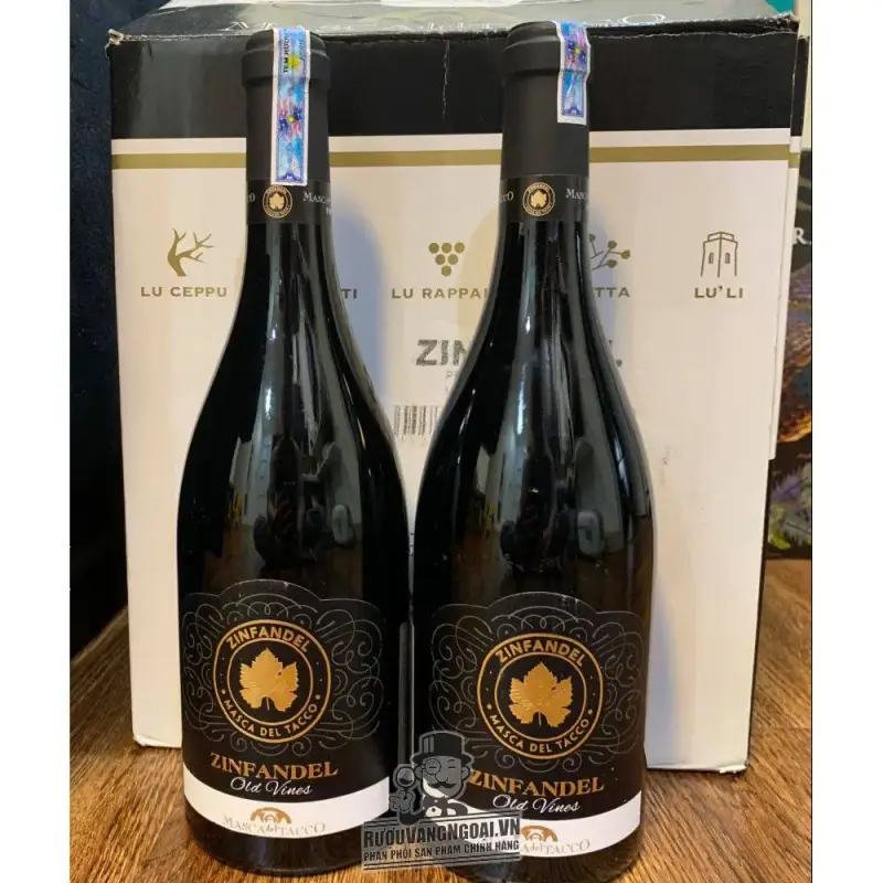Vang Ý Masca Del Tacco Zinfandel Old Vines Puglia IGP