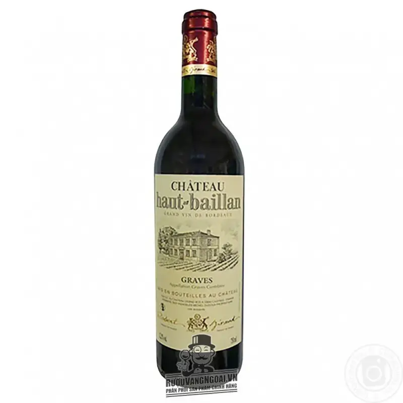 Vang Pháp Haut Baillan Chateau Graves Rouge uống ngon