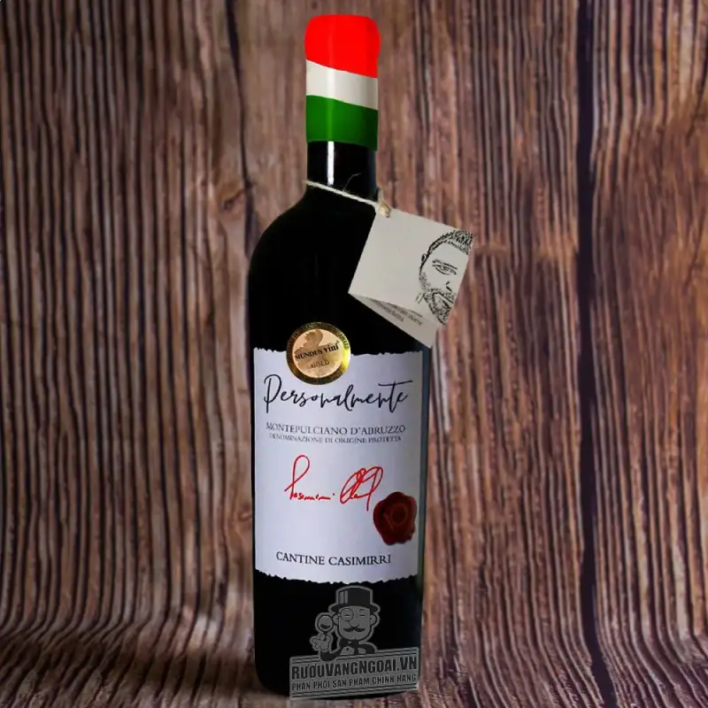 Mua ruou vang do chat personalmente montepulciano dabruzzo giá rẻ tại Sài Gòn