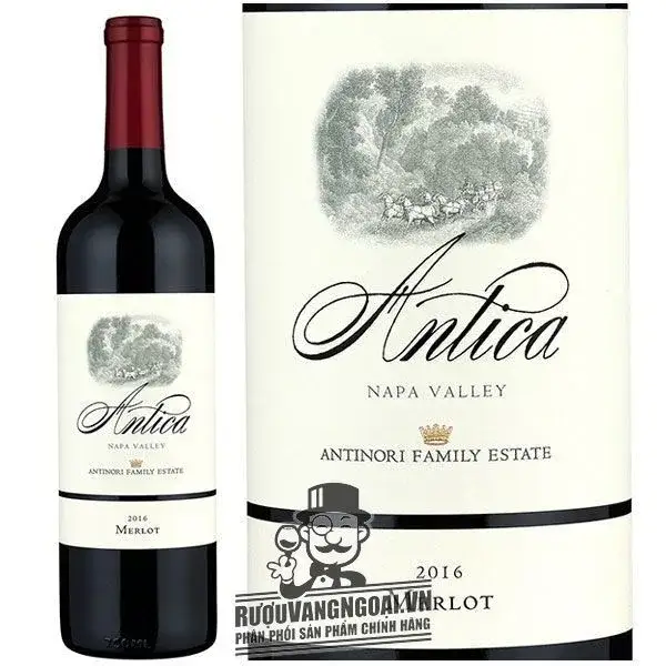 Vang Mỹ ANTICA MERLOT NAPA VALLEY