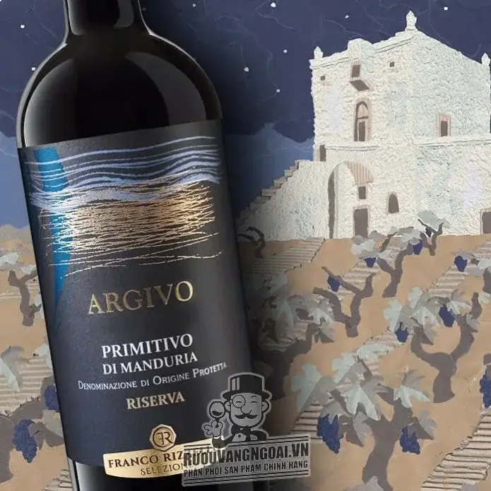 Vang Ý ARGIVO PRIMITIVO DI MANDURIA 16 ĐỘ