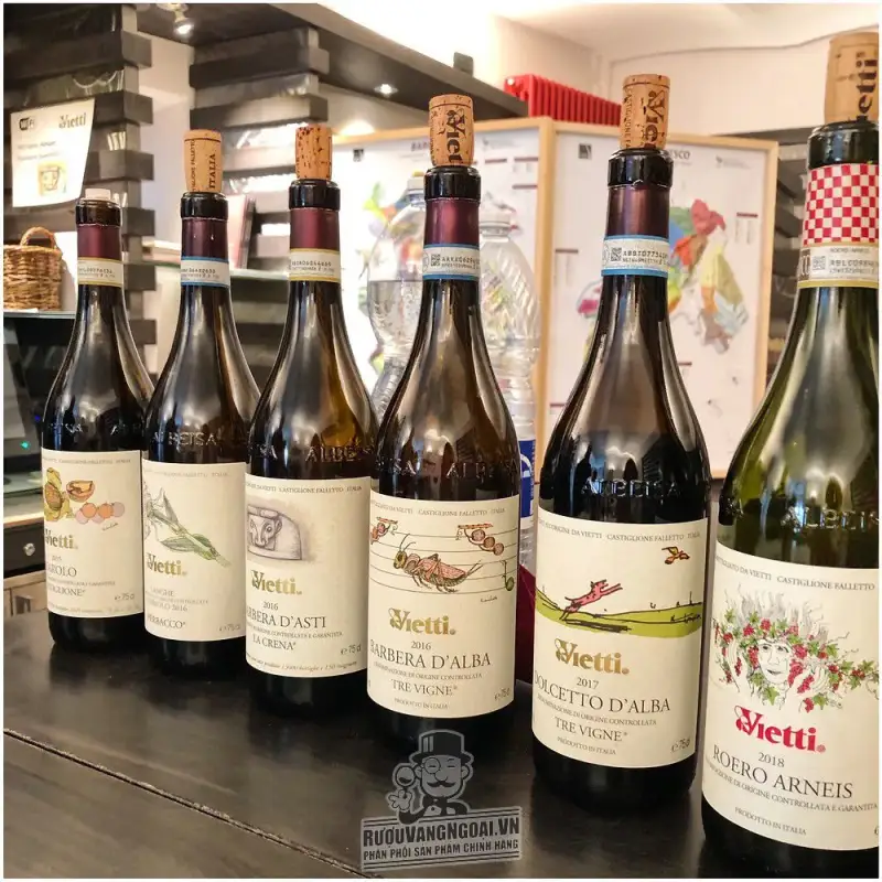 Giá ruou vang y vietti dolcetto dalba