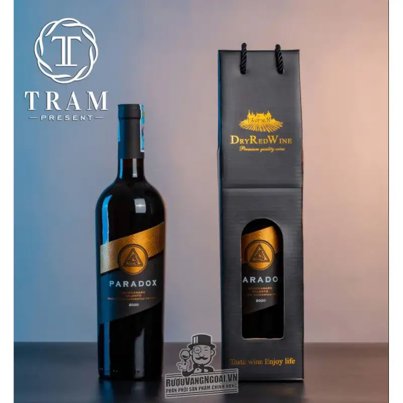Rượu Vang Ý Paradox Negroamaro Salento 2018 uống ngon