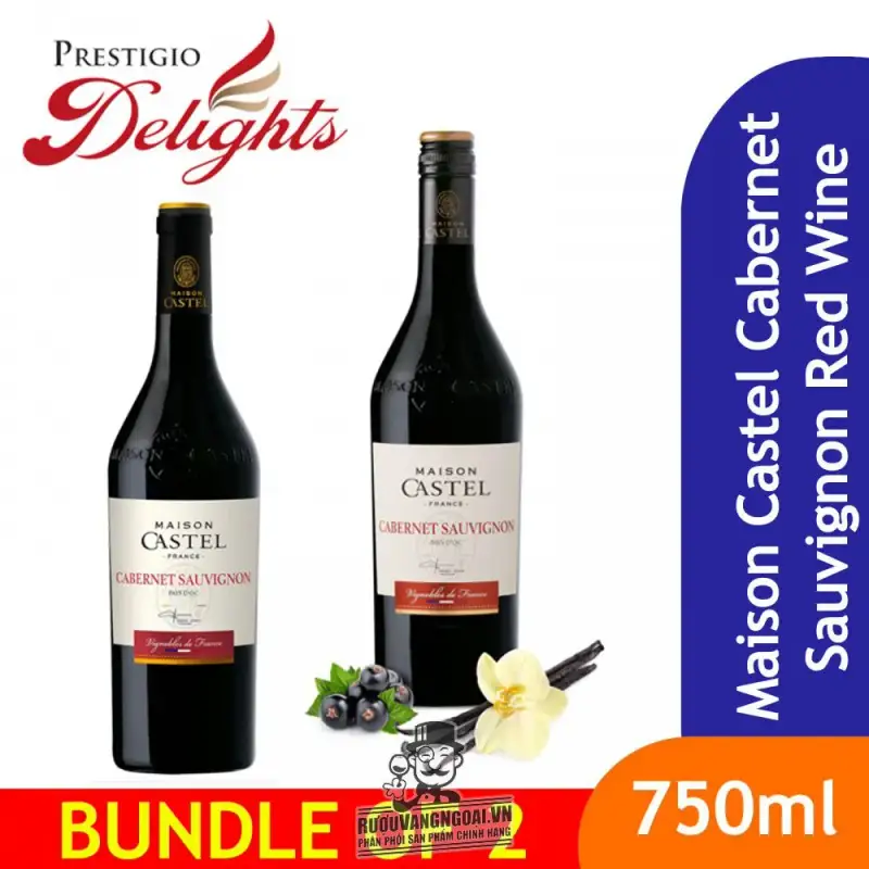 Mua vang phap maison castel cabernet sauvignon giá rẻ tại Hà Nội