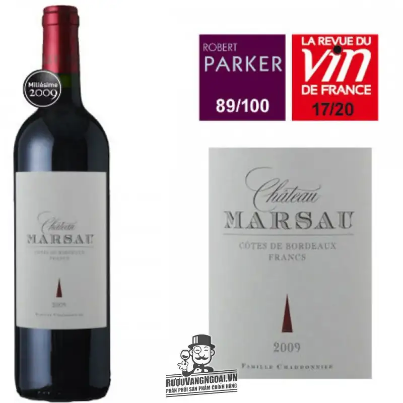 Địa chỉ bán vang phap chateau marsau cotes de francs bordeaux giá rẻ nhất