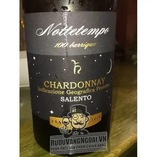 Vang Ý Nottetempo 100 Barrique Chardonnay Salento