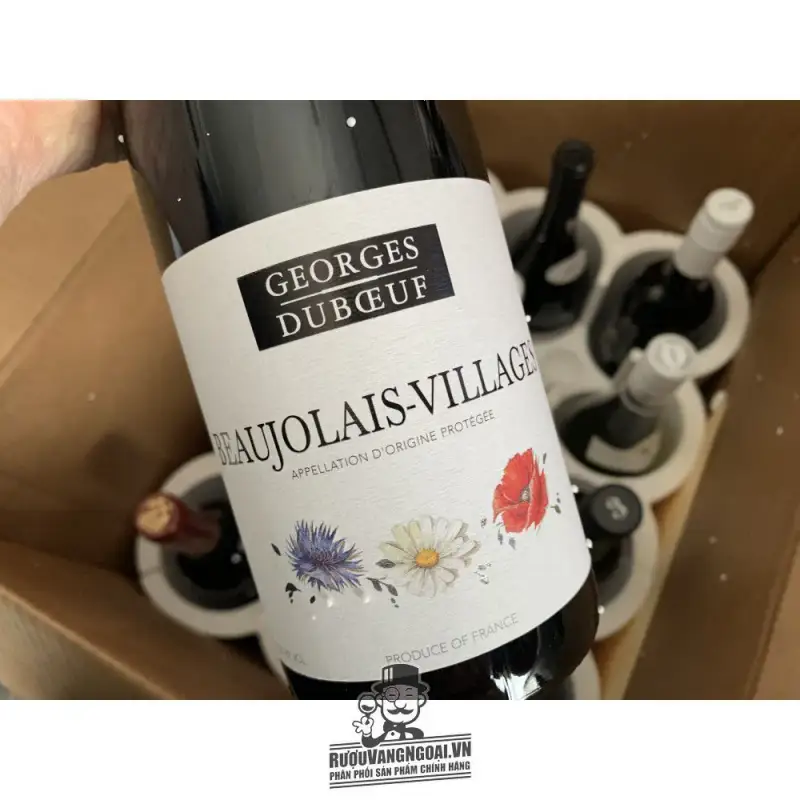 Mua vang phap beaujolais villages georges duboeuf giá rẻ tại Sài Gòn