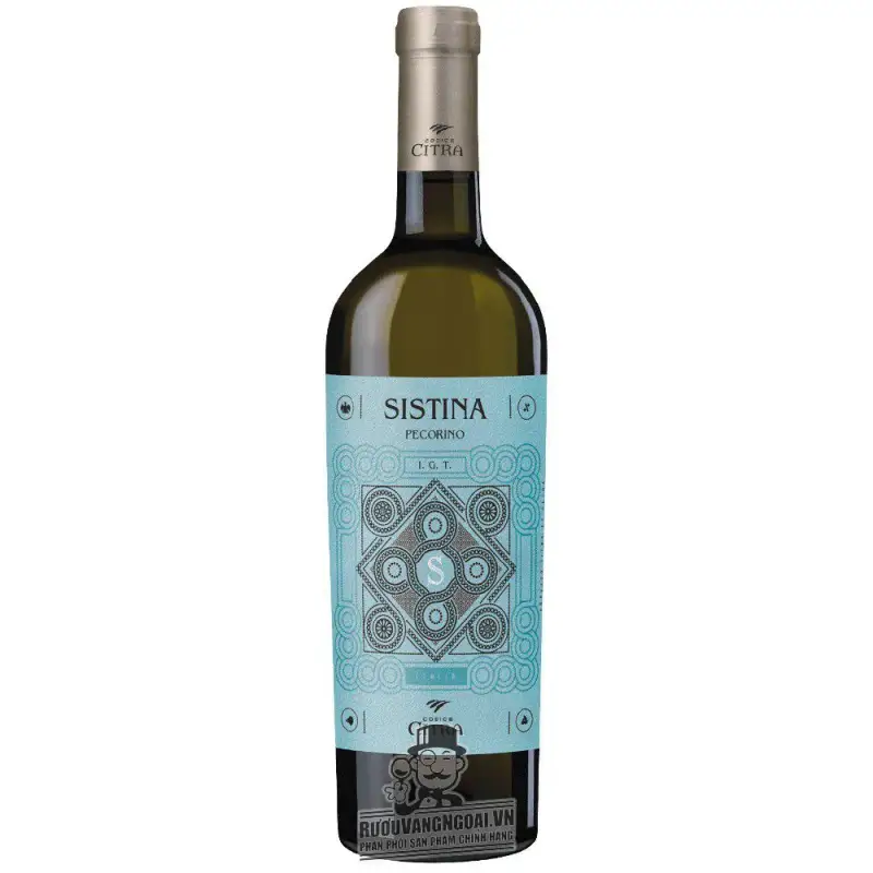 Rượu Vang Ý Sistina Pinot Grigio Terre Di Chieti IGT cao cấp