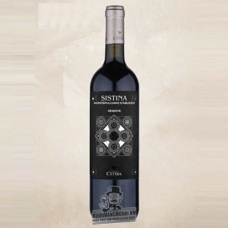 Rượu Vang Ý Montepulciano Dabruzzo Riserva uống ngon