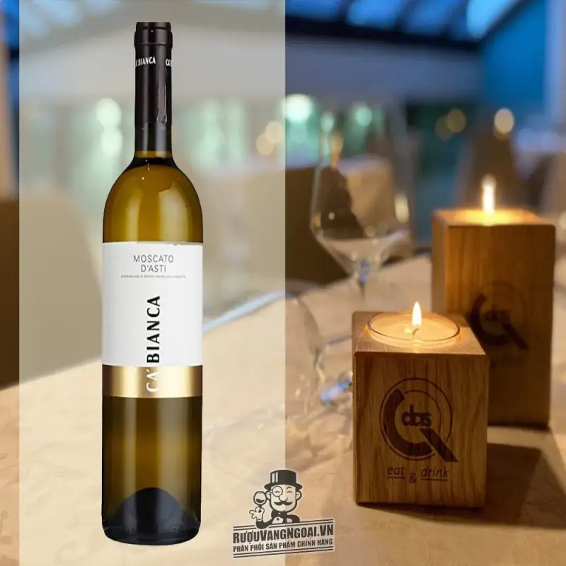 Mua ruou vang moscato dasti tenimenti ca bianca giá rẻ tại Hà Nội