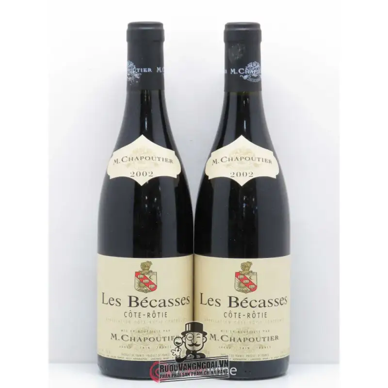 Địa chỉ bán vang phap les becasses cote rotie mchapoutier giá rẻ tại Sài Gòn