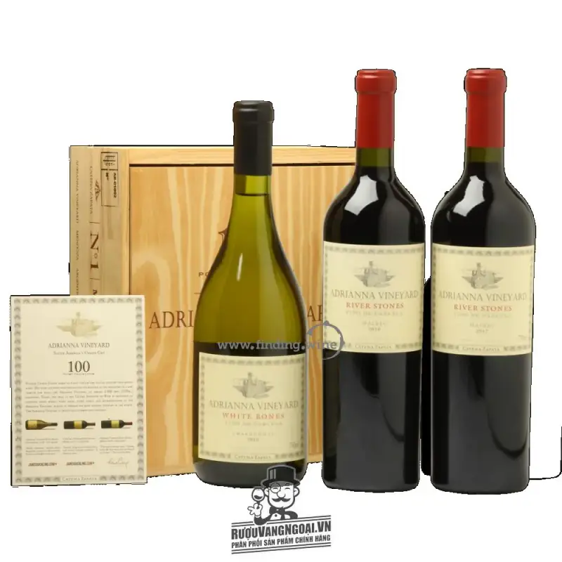 Địa chỉ bán ruou vang adrianna vineyard river stones catena zapata malbec giá rẻ nhất