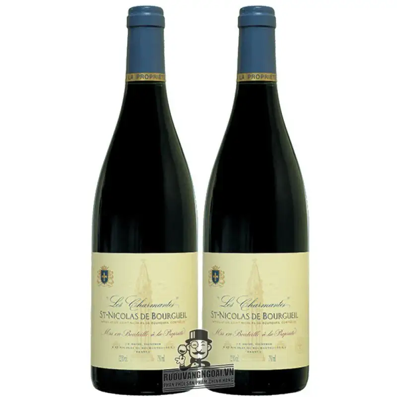 Vang Pháp Les Charmantes Saint Nicolas de Bourgueil uống ngon