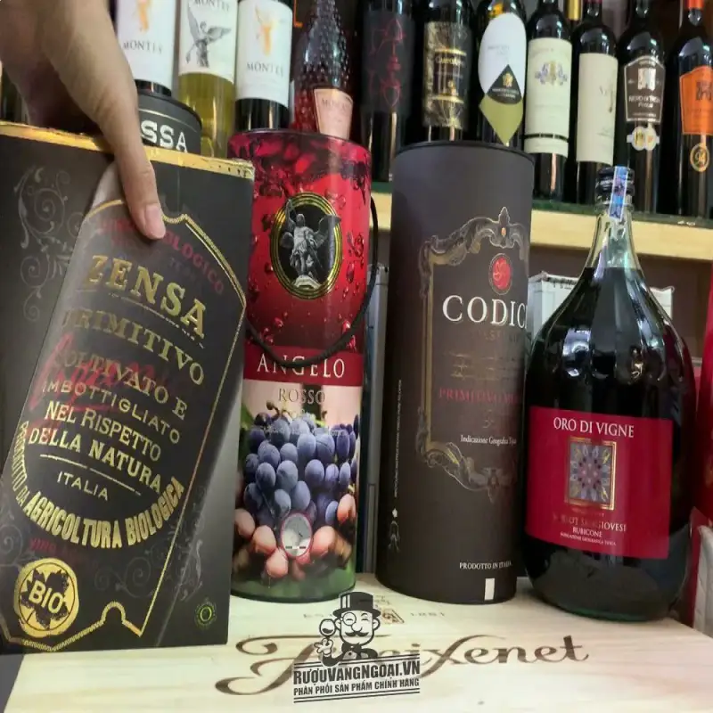 Mua vang y oro di vigne ruou vang chai lit giá rẻ tại Sài Gòn