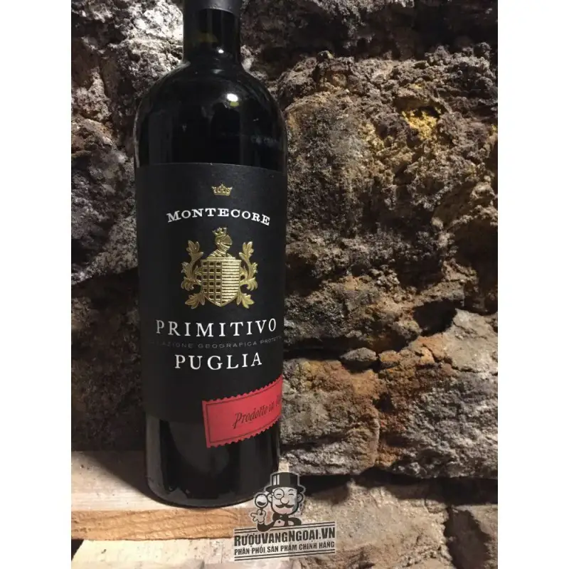Rượu Vang Ý Montecore Primitivo I.G.P uống ngon