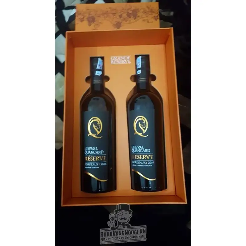 Vang Pháp CHEVAL QUANCARD RESERVE BORDEAUX Sauvignon Semillon
