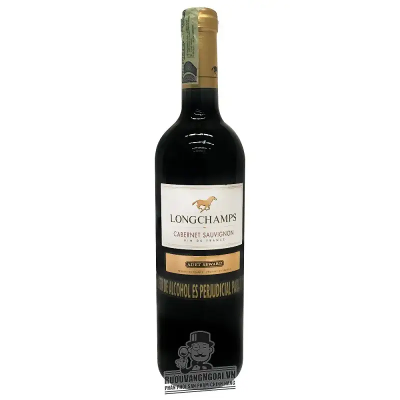 Vang Pháp Longchamps Merlot VDF Adet Seward uống ngon