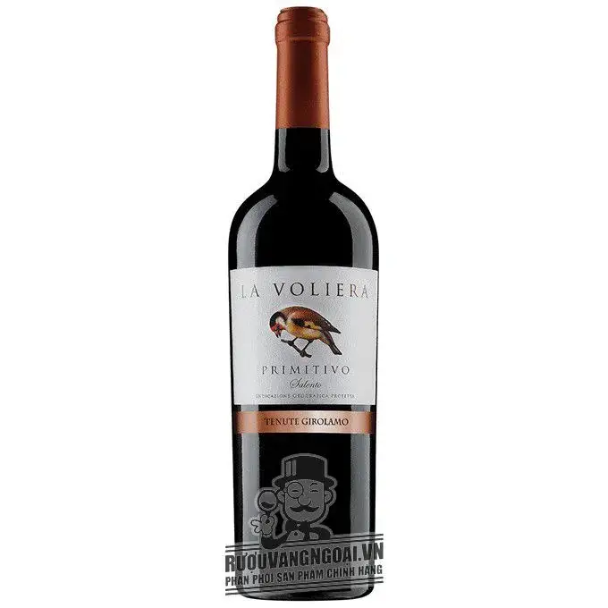 Vang Ý La Voliera Primitivo Salento IGT