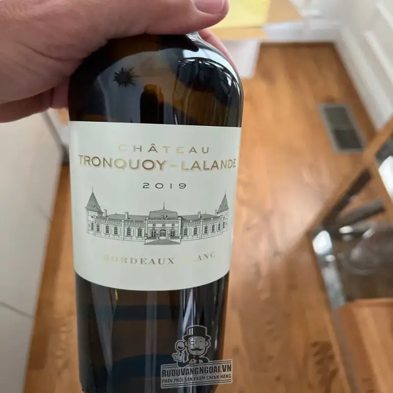 vang phap chateau tronquoy lalande bordeaux blanc giá bao nhiêu
