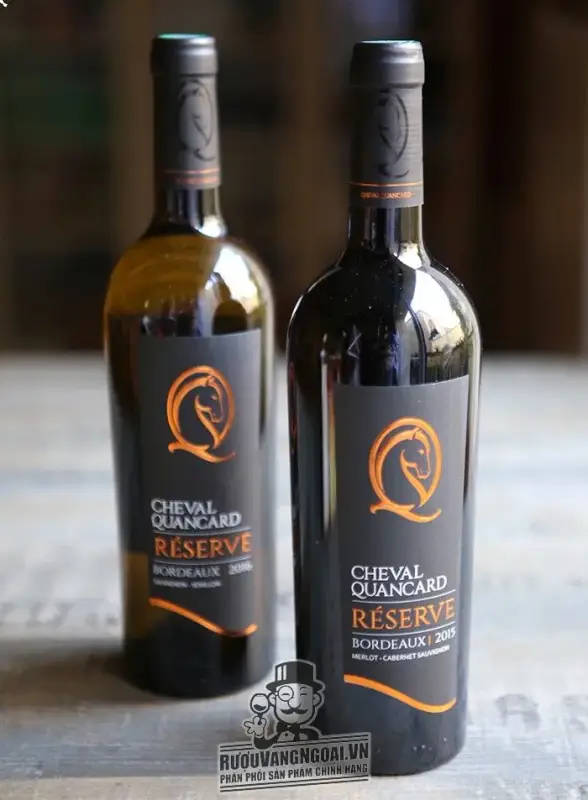 Vang Pháp CHEVAL QUANCARD RESERVE BORDEAUX Sauvignon Semillon