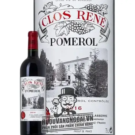 Clos René Pomerol Rouge 2016 pas cher à prix Auchan